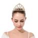 DcZeRong Gold Bridal Shower Tiaras for Bride To Be Bachelorette Party - Clear/Gold - Buy Online on GoSupps.com