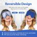 NEWGO Reusable Cooling Eye Mask for Puffy Eyes | Hot Cold Therapy Gel for Migraine Headache, Dark Circles, Dry Eyes | Sinus Pain Relief | Dark Blue - Buy Online on GoSupps.com