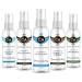 CA Perfume All Time Classic Men Set Impression of (Aventura + Aqua Di Giorgi + Invincible + Bvlg Man + Tobacco Vanilla) Replica Fragrance Dubs Sample Travel Size Parfum Sprayer (2 Fl Oz/60 ml) x 5