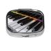 Piano Key Printed Square Pill Box Portable Travelling Pill Box Medicine Organiser