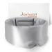 Joyhabit silk sleep mask for men and women extra large and adjustable eye mask in a cloud curve design for breaks and the night sleep silver gray
