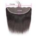 Lace Frontal Closure - 13x4 Straight Human Hair with HD Transparent Lace - Pre Plucked Baby Hair - 150% Density - Free Part Full Lace Frontal - 12A Brazilian Virgin Hair - Natural Black - Unprocessed - Buy Online on GoSupps.com