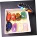 Crystal Stone Set - Spiritual Desktop Decor | Irregular Tumble Stones & Ornaments for Home Decor - Buy Online on GoSupps.com
