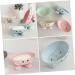 LABRIMP 2pcs Soap Dish Soap Shower Sponge Holder Soap Dish with Drain Soap Dishes for Bar Soap Children Storage Frame Shower Soap Dish Soap Container Cartoon Soap Box As Shown 15.5x6CM - Buy Online on GoSupps.com