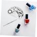 Palette de Maquillage en Acier Inoxydable pour Nail Art Palette de M lange Portable avec Spatule pour Fond de Teint et Ombre Paupi res Outil Multifonction pour Salons et Usage - Buy Online on GoSupps.com