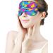 Premium Neon Camouflage Sleep Mask for Women - Adjustable Eye Shades with Elastic Strap | International Shipping Available - Buy Online on GoSupps.com