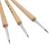 3 Pieces Sets Nail Art Sculpture Pen Carving Dotting Pens Fashion Design for DIY Handle Manicure Tool