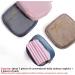 Set of 4 Menstrual Cup Pouches | Washable Sanitary Napkin Storage Bag | Large Capacity Organizer for Teens & Women - Buy Online on GoSupps.com