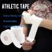 OBTANIM 4 Rolls White Athletic Sports Tapes No Sticky Residue - Latex Free Breathable Sports Tape for Athlete & Medical Trainers Gym Fitness Running Tennis Football  2 Inch x 15Yard - Buy Online on GoSupps.com