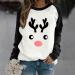 Shop Oversized Christmas Sweater for Women - Rudolph Reindeer & Santa Claus Hooded Pullover - Long-Lasting Holiday Sweatshirt XL & XXL - Buy Online on GoSupps.com