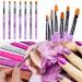 7 Nail Brushes | Tool Professional UV Gel Brush Pen | Brush Pen Nail Art Painting | Nail Art Tips Builder Brush Nail Painting Polish Brush Pen Nail Clean Up Brush Set for Home and Salon Use. - Buy Online on GoSupps.com