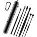 6-in-1 Ear Wax Removal Kit - Stainless Steel Ear Pick Set with Keychain Box (Black) - Buy Online on GoSupps.com