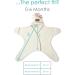 Clair de Lune Star Fleece Baby Wrap Blanket | Swaddle for Travel | Cream, 0-6 Months - Buy Online on GoSupps.com