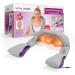 Vitalmaxx Shiatsu Neck Massage Device - 3-in-1 Kneading Vibration & Heat Therapy for Neck Shoulders Back & Legs | 4 Rotating Massage Balls | Gray/Lilac - Buy Online on GoSupps.com
