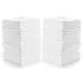 Simpli-Magic Cotton Washcloths White, 40 Pack, Size: 12x12 79155 12 in x 12 in