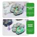 Small Tablet Nail Art Display Board - Cat Flap Tip Peak Stand for Manicure & False Lace | Bright Green Nail Polish Tray - Buy Online on GoSupps.com