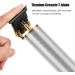 Professional Hair Trimmer Zero Gapped T-Blade Close Cutting Hair Clippers for Men Rechargeable Cordless Trimmers for Haircut Beard Shaver Barbershop (4 Combs Black) Silver - Buy Online on GoSupps.com