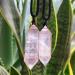 Crystal Reiki Hexagonal Pendulum Stone Crystal Quartz Necklace Amulet Natural Rose Crystal Quartz Pendant Necklaces for Women - Buy Online on GoSupps.com