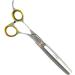Sharf Gold Touch Pet Grooming Shear Kit - 7.5 Inch Straight & 6.5 Inch 42-Tooth Thinning Scissors - Buy Online on GoSupps.com