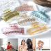 2023 New Jelly Hair Clips - Acrylic Black Strong Hold Claw Clips for Women - Cute Gift for Thick & Thin Hair - Buy Online on GoSupps.com