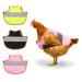 Vehipa 3 Pcs Hen Reflective Vest ,Adjustable Chicken Harness Hen, Poultry Chicken Hen Saddle Apron Feather Protection Holder for Chicken Geese Duck