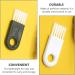 Fomiyes 40th Cleaning Brush for Electric Shaver & Laptop Keyboard - Mini Dust Brush for Haircutting Black & White 5x2cm - Buy Online on GoSupps.com