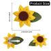Sunflower Hairclip Set - Stylish Hairpins and Accessories for Girls, Women - Perfect Party or Gift Idea - Buy Online on GoSupps.com