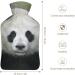 Panda Cute Hot Water Bottle with Plush Cover - Hand Warmer for Adults & Kids | 26.5x15.3cm - International Shipping Available - Buy Online on GoSupps.com