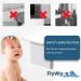 Flywave Corner Protection for Baby - 6 Non-Toxic Self-Adhesive Edge Guards - Transparent Right-Angled Cushioning for Furniture Safety - Buy Online on GoSupps.com
