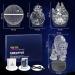 Cenove Star Wars 3D Lamp - LED Illusion Night Light with 16 Color Change & 4 Patterns | Perfect Birthday & Christmas Gifts for Kids Boys and Men Fans - Buy Online on GoSupps.com