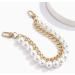 Xerling Short Pearl Bead Purse Handle Chain Heavy Chunky Cuban Handbag Chain Purse Replacement Strap Layered Bag Decoration Accessories Women (Gold) - Buy Online on GoSupps.com