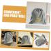 MUSISALY 2pcs Hair Dryer Carrying Bags Hair Dryer Drawstring Bags Fabric Drawstring Storage Bag 35.00X30.00X0.50CM Grey - Buy Online on GoSupps.com