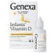 Genexa Infant Vitamin D3 Newborn+ Organic Vanilla  400 IU 90 Drops 0.10 fl oz (3 ml)
