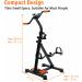 GOREDI Foldable Pedal Exerciser - Portable Under Desk Bike for Arm/Leg Workout - Mini Exercise Bike for Office & Seniors - LCD Monitor - Black/Orange - Buy Online on GoSupps.com