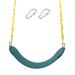Heavy Duty Swing Seat 66 Inches Chain Plastic Coated Swing Seat Replacement Swing Set Accessories Green