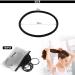 Pack of 100 Black Elastic Hair Ties - No Metal Perfect for Women Men Girls & Children - Worldwide Shipping - Buy Online on GoSupps.com