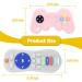 2 Pack Baby Teether Remote Control Toy - Silicone Teething Toy for Babies 6-12 Months - Pink+Grey - Buy Online on GoSupps.com