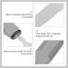 Adaptive Utensils 5Pcs Set for Hand Tremors & Arthritis - Non-Weighted Silverware with Non-Slip Handles - Ideal for Parkinson's & Elderly Use - Light Grey - Buy Online on GoSupps.com
