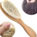 Buy NOLITOY Mustache Brush & Beard Straightening Comb - Wooden Facial Cleansing Brush for Men | Anti-static 15x4x2 CM - Buy Online on GoSupps.com
