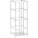 mDesign Chrome Toilet Paper Reserve Stand - 3-Jumbo Roll Storage Canister for Bathroom - Free-Standing Holder for Under Sink, Vanity, Cabinet - Citi Collection - Buy Online on GoSupps.com