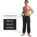 FYOURH Black Yoga Pants Men - Loose Fit Harem & Baggy Pants for Men | Elastic Waist | Size Medium - Buy Online on GoSupps.com