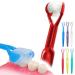 6-PK :: Soft :: DenTrust 3-Sided Toothbrush :: Easily Brush Better :: Clinically Proven Results :: Fast Easy & More Effective for The Whole Family :: Adults Teens Children Special Need Autism