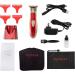 SUPREME TRIMMER ST5220 Cordless Hair Trimmer & Beard Clipper - Professional Men's Barber Liner in Red & Gold with Extra Blade - Buy Online on GoSupps.com