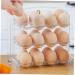 Plastic Egg Holder 3pcs Egg Storage Box Eggs Refrigerator Egg Holder Egg Tray Kitchen re-usable - Buy Online on GoSupps.com