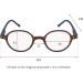 Silac Unisex Reading Glasses - Brown & Blue 7500 Round Retro Style - Lightweight & Comfortable +2.50 - Buy Online on GoSupps.com