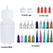 Xmasir Multi-Purpose Precision Applicator JAC Bottle for Henna - 2 Pieces 28 ml + 4 & 16 Needle Tips - Ideal for Fine Detailing - Buy Online on GoSupps.com