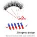 Eyelashes Magnetic - Long-Lasting Eye Lash Manga Magnetic Lashes Kit | Reusable Magnetic Eyelashes with Applicator 4 Pieces Lightweight Cat Eye Glue Magnetic Lashes for Women Girls - Buy Online on GoSupps.com