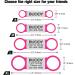 Personalized Bright Pink Dog Tags - Engraved 2 Pack for Small & Medium Breeds | Tagme - Buy Online on GoSupps.com