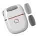 Electronic Foot File Pedicure Tool | Callus Remover with USB Charging for Dead Skin | Portable Electronic Pedicure Foot Care for Dead Skin and Pedicure at Home White