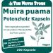 Muira Puama 500mg Vegan Capsules - 200 pcs | Natural Herbal Supplement for Energy & Vitality - Buy Online on GoSupps.com